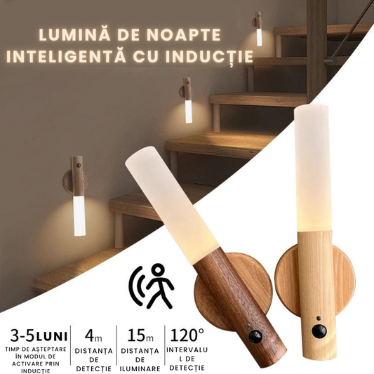 LumaSense™ - Torță LED cu Detecție Mișcare și Fixare Magnetică