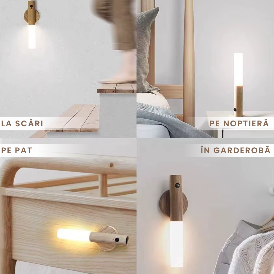LumaSense™ - Torță LED cu Detecție Mișcare și Fixare Magnetică